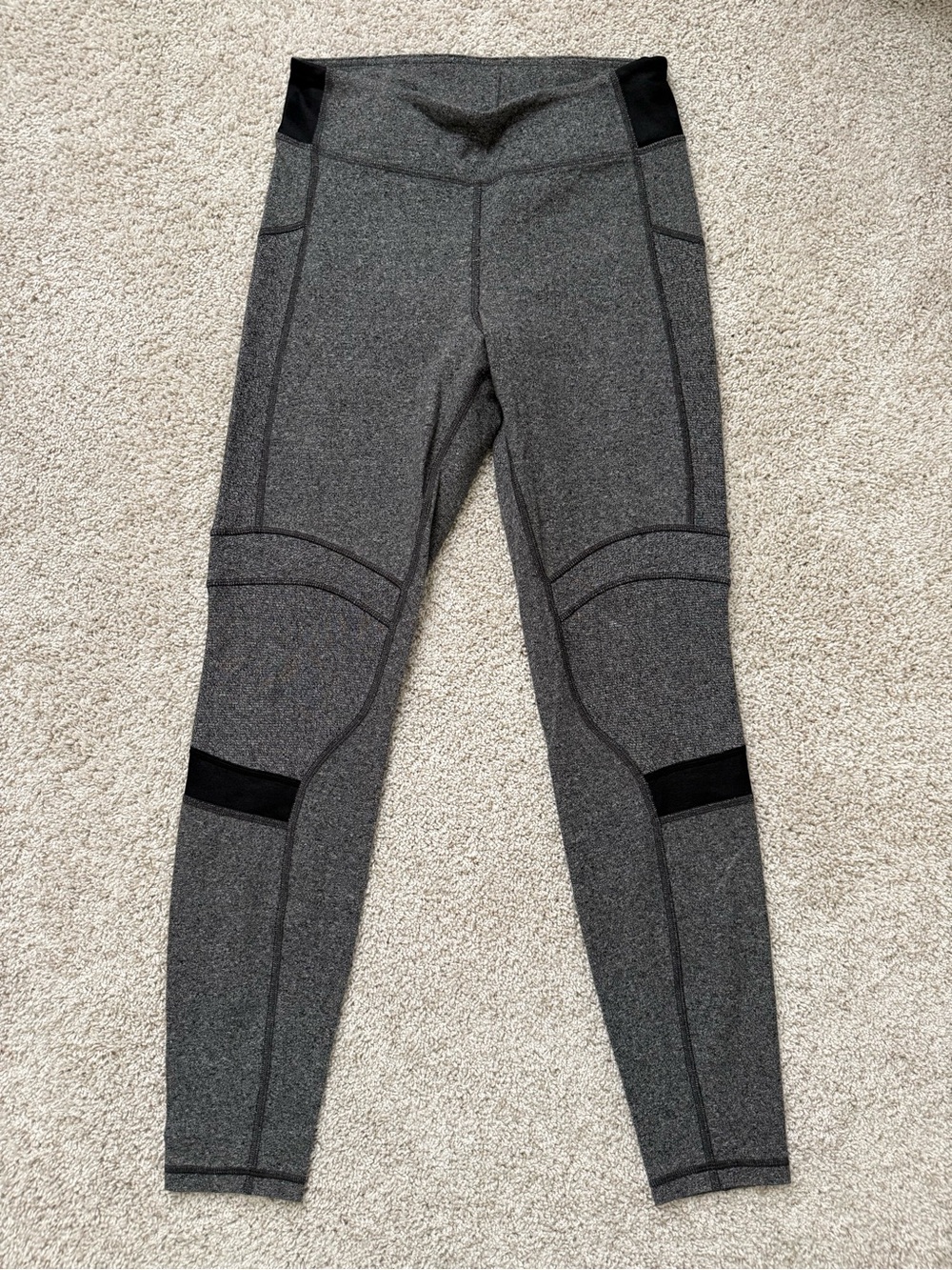 Lululemon Motivate Pant in Heathered Speckled Black